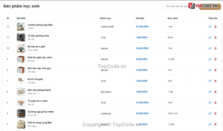 web nội thất,web đồ nội thất,web bán nội thất
